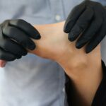Ärztliche Untersuchung des Fußes